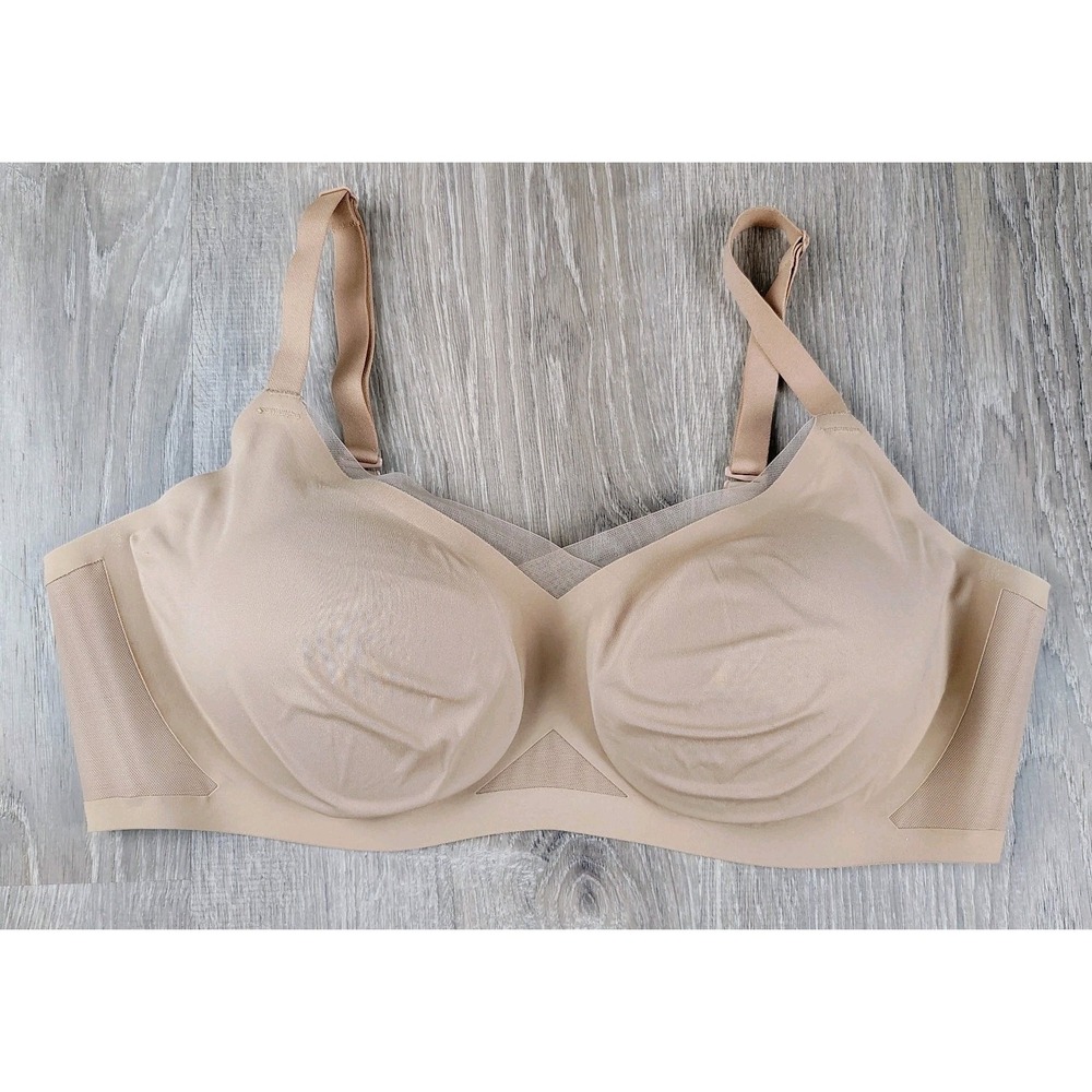 Honey Love CrossOver XL 38D/DD(E) Wireless Bra‎ Sand LWBRO302V3